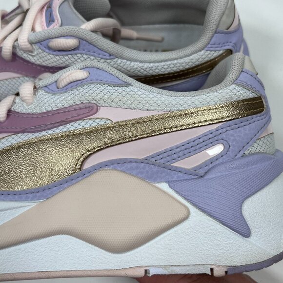 Puma Women’s RS-X3 Rosewater Team Gold Sneakers Sz 9 Pink Trainers Athletic Shoe - Picture 3 of 16